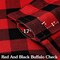 Red Buffalo Plaid Curtains Christmas Decor 42 x 84 Inch Length 2 Panels, Gingham Farmhouse Rod Pocket Room Darkening Checkered Window Curtain Drapes for Living Room, Red and Black